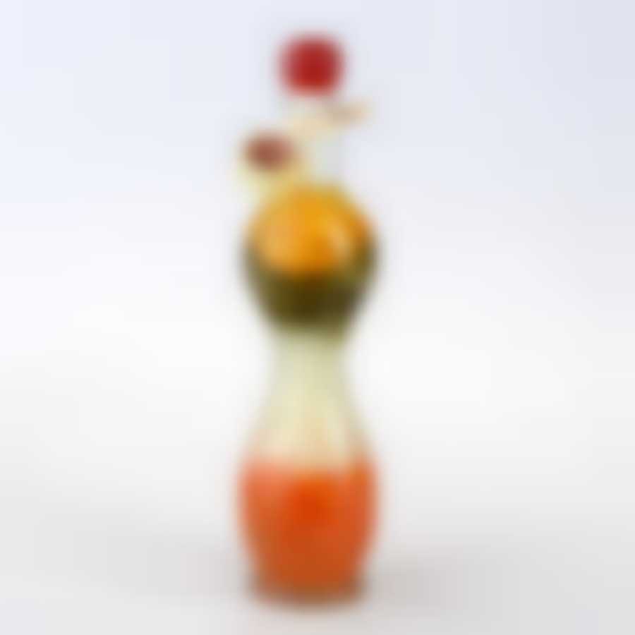 Бутыль декоративная с консервированными овощами