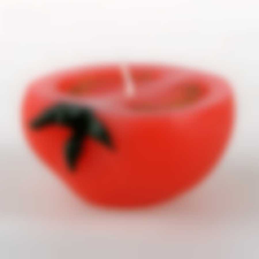 Свеча декоративная "помидор"
