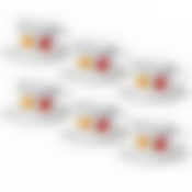 Набор чайный на 6 персон Luminarc Flowerly, 220 мл