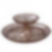 Ваза для фруктов "Изобилие 2-х ярусная (тонирован.)