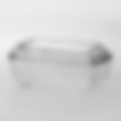 Масленка с крышкой прозрачная 168*72 мм