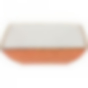 Тарелка десертная квадратная "NATURE" 17 см, цвет оранжевый