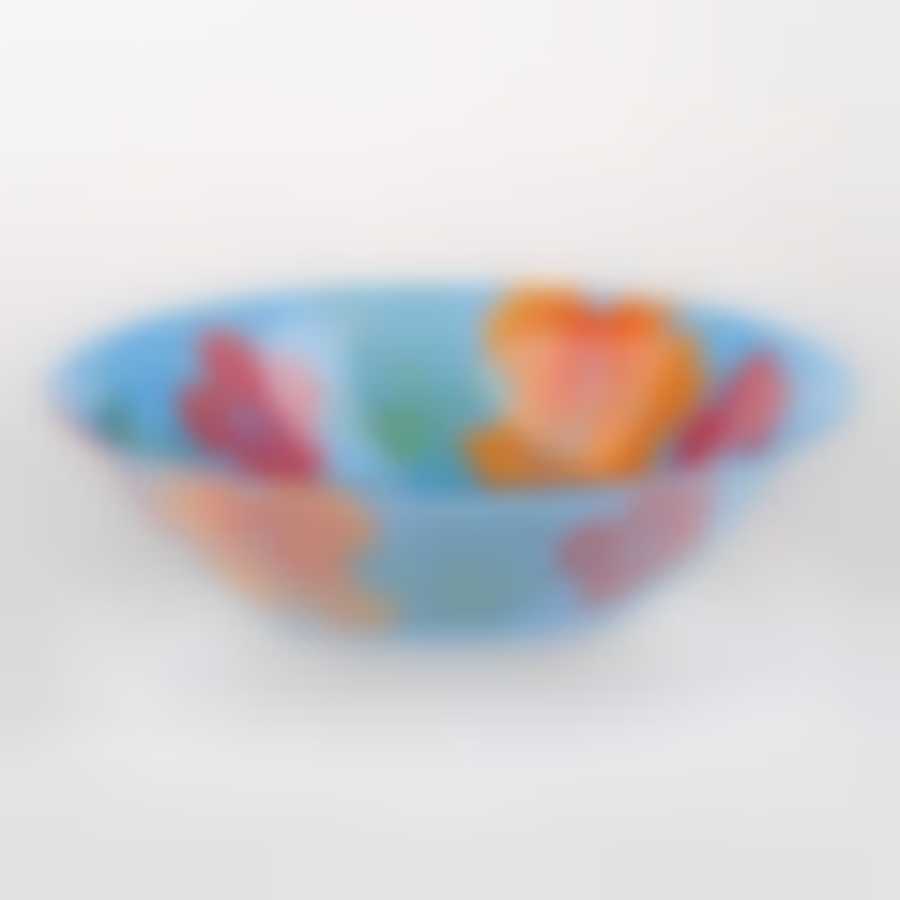 Салатник carine hibiscus blue, диаметр 270 мм