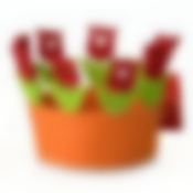 Корзина, высота 12 см