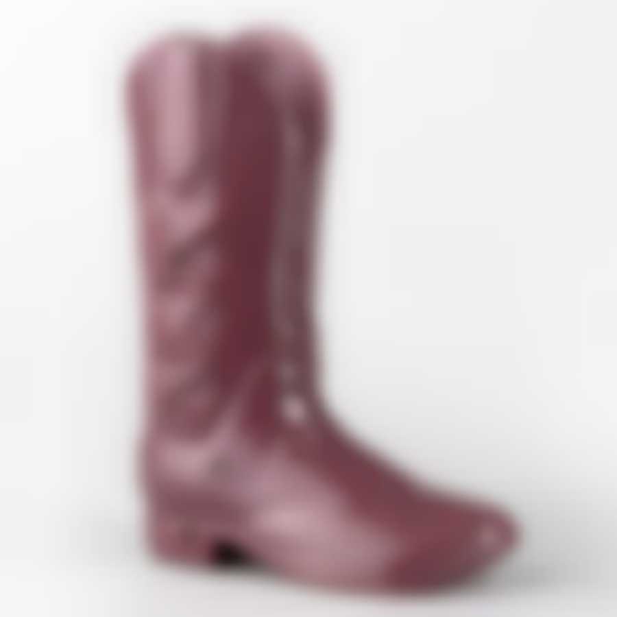 Ваза "House & Holder", цвет: сливовый, высота 23 см