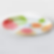 Тарелка обеден. FLOWERS DREAM ORANGE 25 см