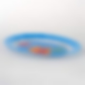 Блюдо овальное Luminarc Carine Hibiscus Blue, длина 35 см