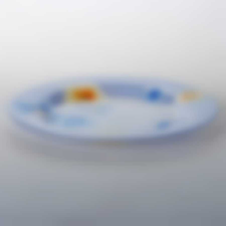 Тарелка столовая мелкая Luminarc Poeme Blue, D=25 см