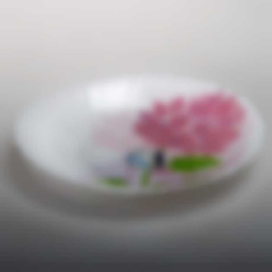 Тарелка глубокая 21 см HORTENSIA PINK