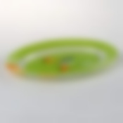 Блюдо овальное POP FLOWERS GREEN 33 см