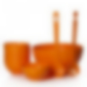 Набор для салата 9 предметов (цвет в ассортименте)