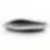 Тарелка десертная ЯЛТА БЛЭК, диаметр 21 см