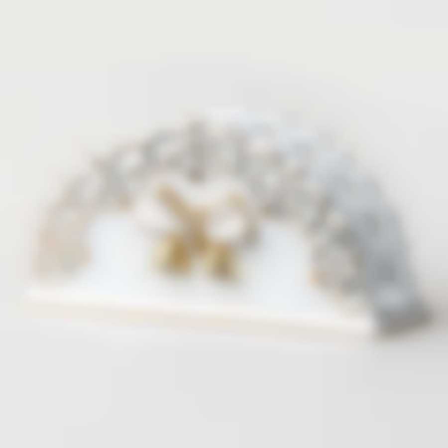 Салфетница с бантиком, ширина 14 см