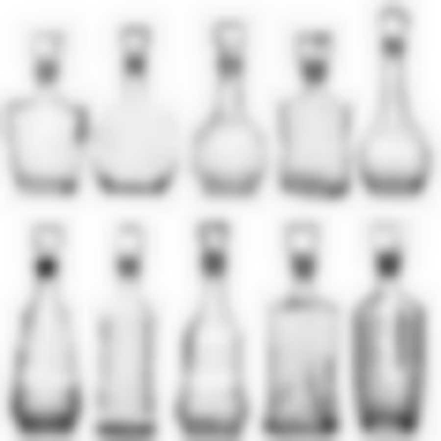 Графин-штоф, объем 500 мл (в ассортименте)