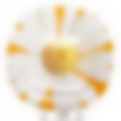 Тарелка десертная РОМАШКА МЕЛОН 20см