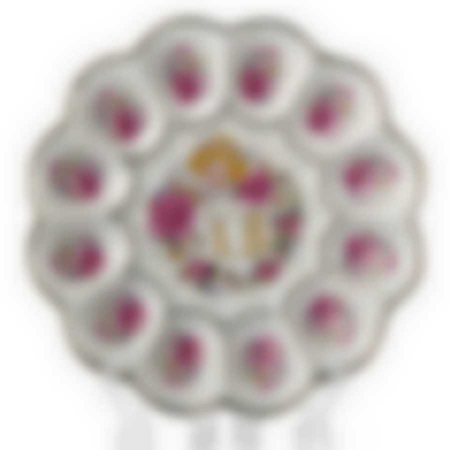 Блюдо "Пасхальное" для яиц и кулича в подарочной упаковке, D=25 см (дизайн в ассортименте)