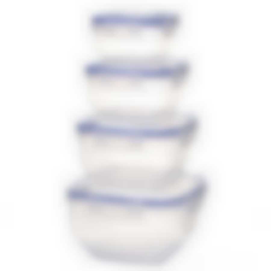 Набор квадратных контейнеров 4 шт с крышками "StarPlast"