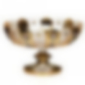 ФРУКТОВНИЦА НА НОЖКЕ "ГОЛДЕН" д = 30см,в=19см