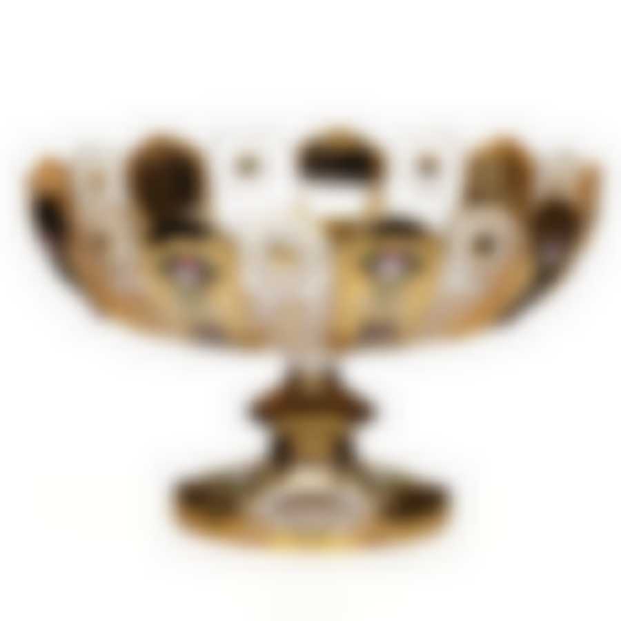 ФРУКТОВНИЦА НА НОЖКЕ "ГОЛДЕН" д = 30см,в=19см