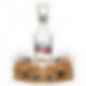 Минибар 7 пр. графин + стопка 1022 деколь "Герб России"