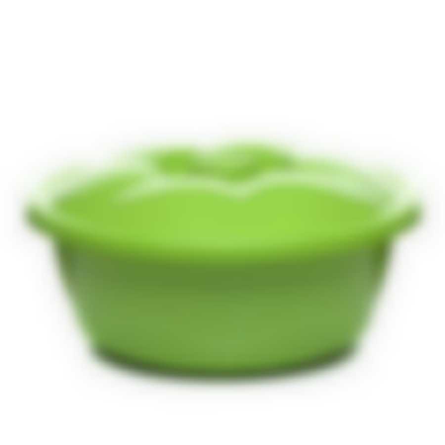 Таз круглый с крышкой 7 л (цвет в ассортименте)