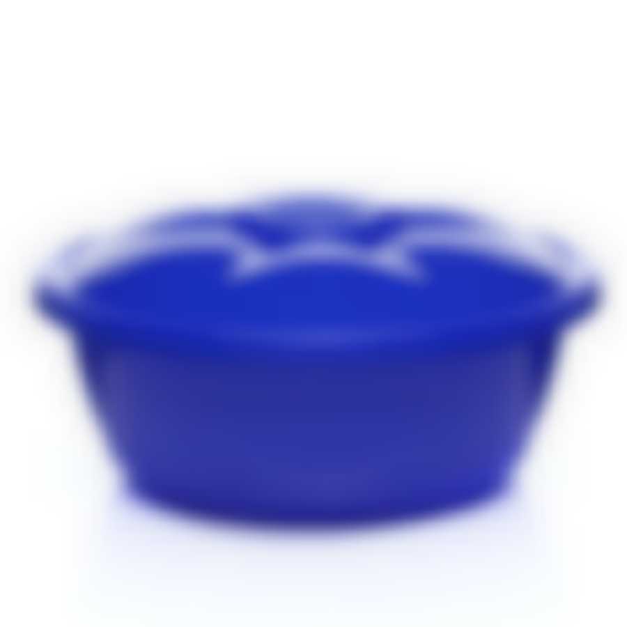 Таз круглый с крышкой 10,5 л (цвет в ассортименте)