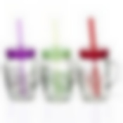 Стакан для коктейля с трубкой 400 мл