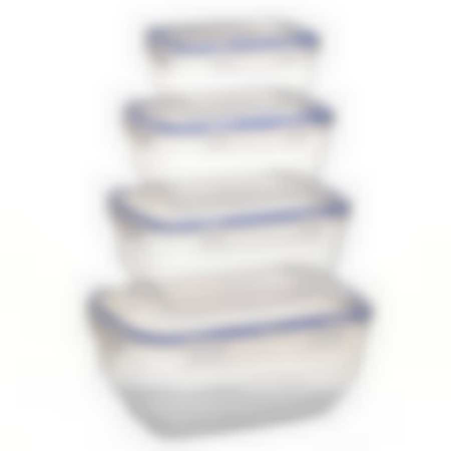 Воздухонепроницаемый прямоугольный контейнер StarPlast, 4 шт