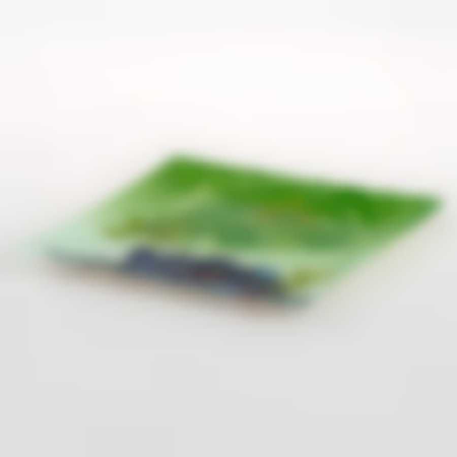 Тарелка House & Holder "Цветы и камни", 24,5 х 24,5 х 2 см