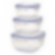 Воздухонепроницаемый квадратный контейнер 3 шт 500,900,1500 мл