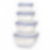 Воздухонепроницаемый квадратный контейнер 4 шт 275,500,900,1500 мл