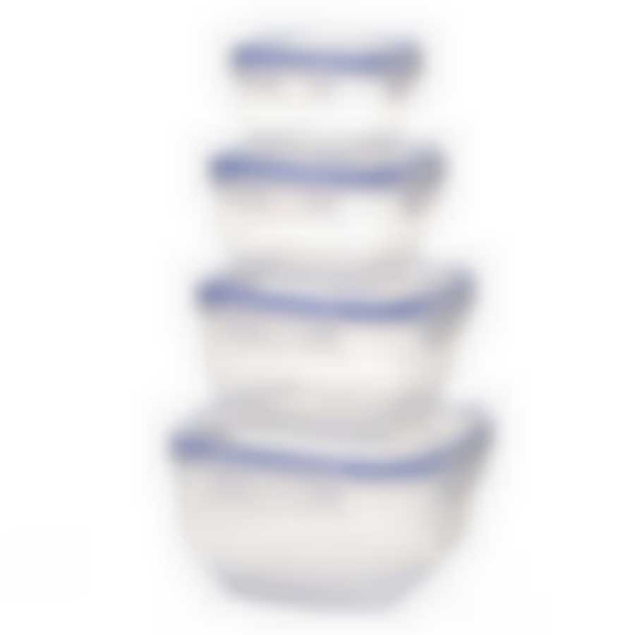 Воздухонепроницаемый квадратный контейнер 4 шт 275,500,900,1500 мл