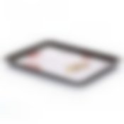 Противень, стальной, антипригарный, 41,5х32х2,4 см, NADOBA, серия LIBA