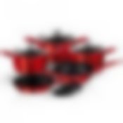 Набор посуды Burgundy Metallic Line 10 пр.