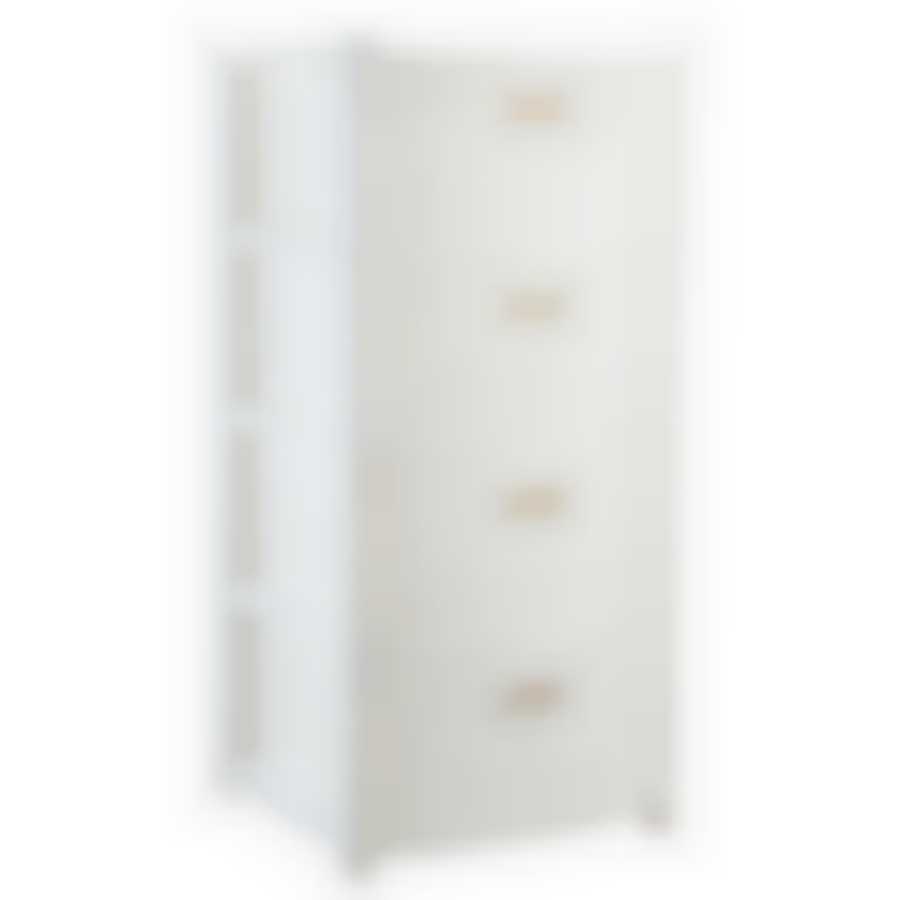 Комод СТИЛЬ Кружево 4 секции (белый)