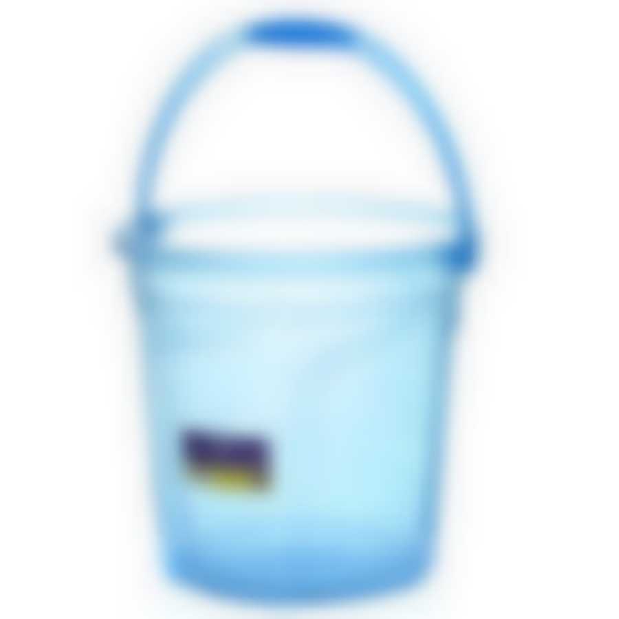 Ведро 15 л прозрачное (цвет в ассортименте)