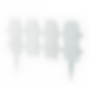 Ограждение декоративное КЛАССИКА (2,99*0,25 м) цв.белый