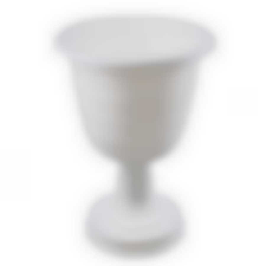 Кашпо-вазон Ламела d=290 мм высокий (мраморный)