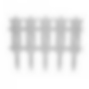 Ограждение декоративное ЛИЛИЯ (1,1*0,24 м) цв.белый