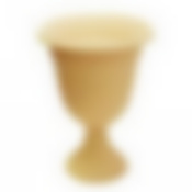 Кашпо-вазон Ливия d=300 мм высокий (белая глина)