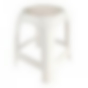 Табурет "Idea", цвет: белый ротанг, высота 46 см