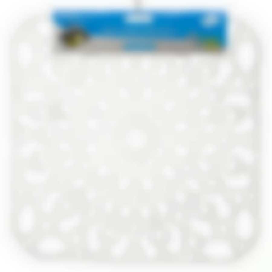 Коврик в раковину "Хризантема" 28*28см 4 цв.