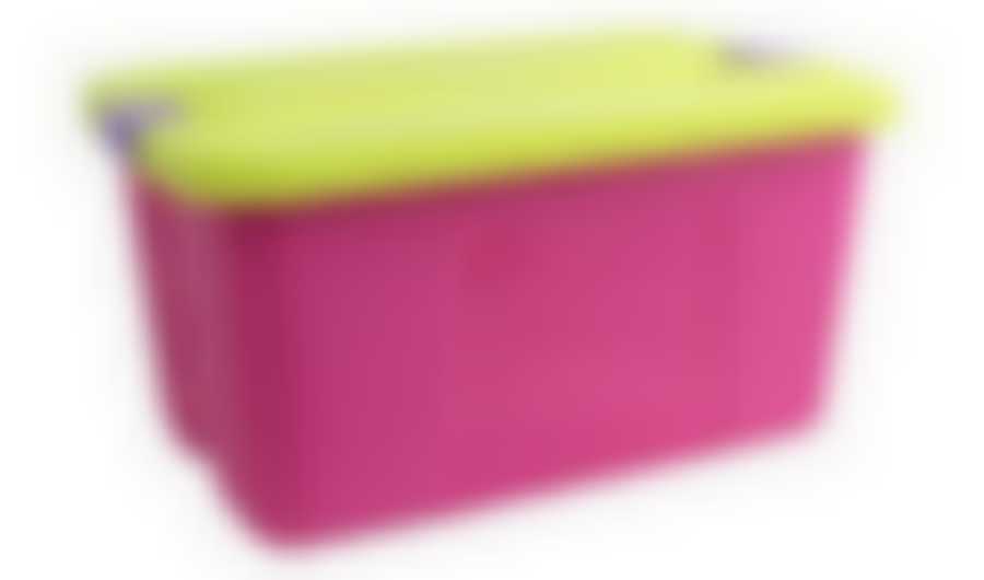 Ящик для игрушек СЕКРЕТ (малиновый)