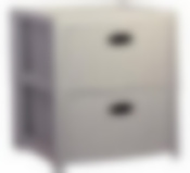 Комод-тумба Стиль Вязание 2 секции (белый ротанг)