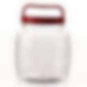 Бидон "Бочонок", объем 2 л, 140 х 140 х 192 мм, диаметр горловины 110 мм (цвет в ассортименте)