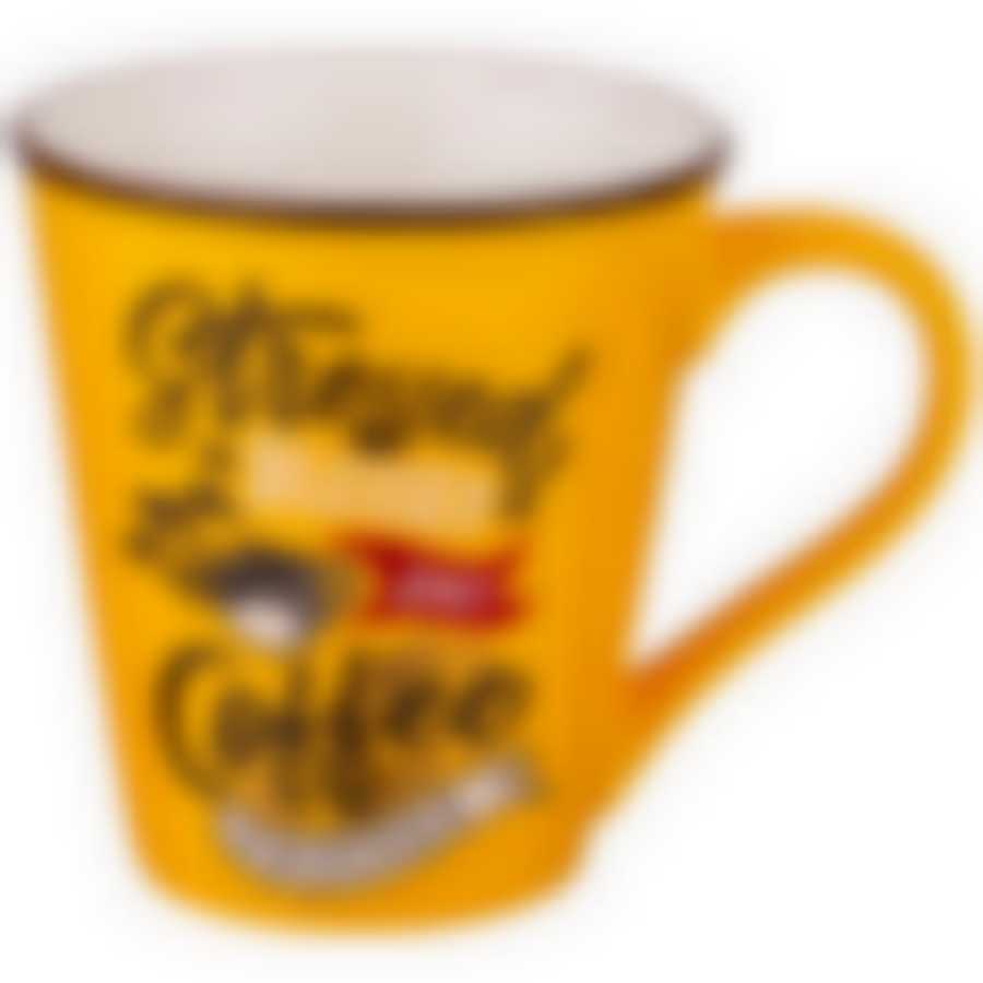 Кружка "БОДРЯЩИЙ КОФЕ", 380 мл.