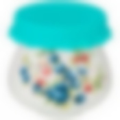 Баночка с силиконовой крышкой "ГОЛУБИКА" 300 мл