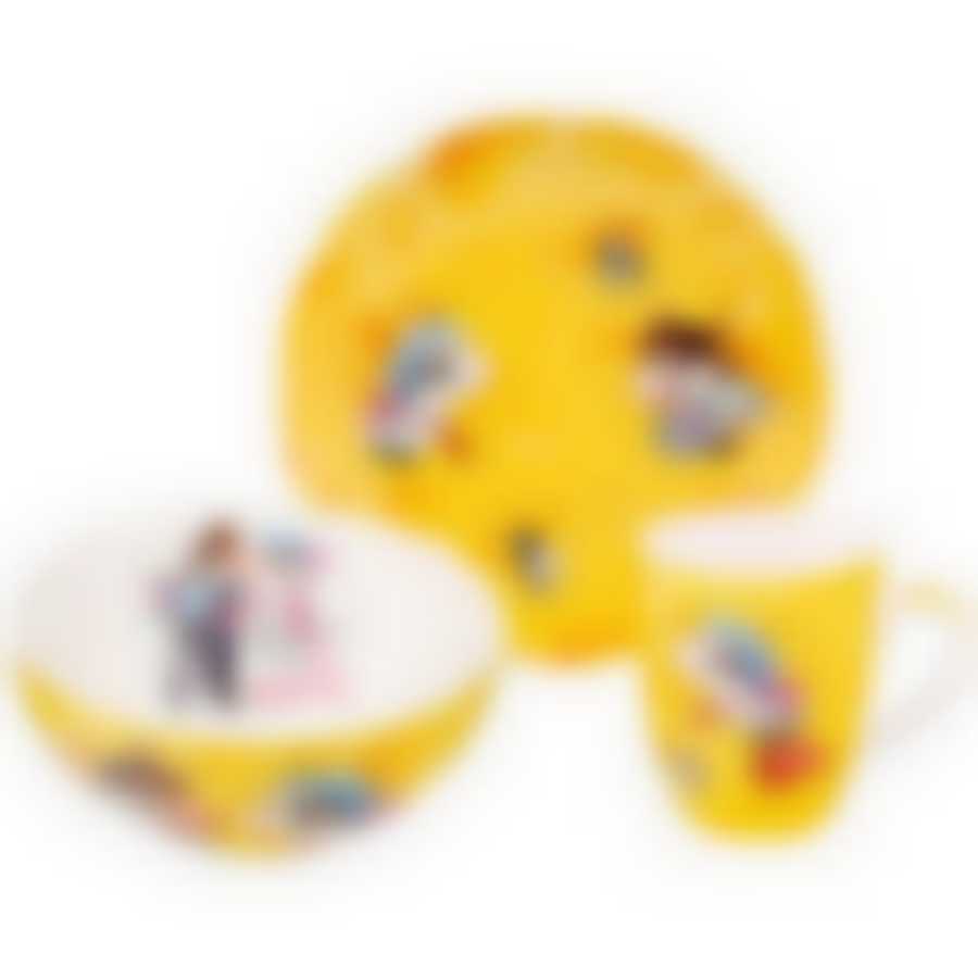 НАБОР ПОСУДЫ ОБЕДЕННЫЙ "КОРОВКИ" 3ПР.: 20,5СМ/15СМ/400МЛ