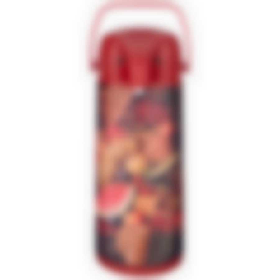 Термос AGNESS "ИЗОБИЛИЕ" со стеклянной колбой и помпой 1.9 л