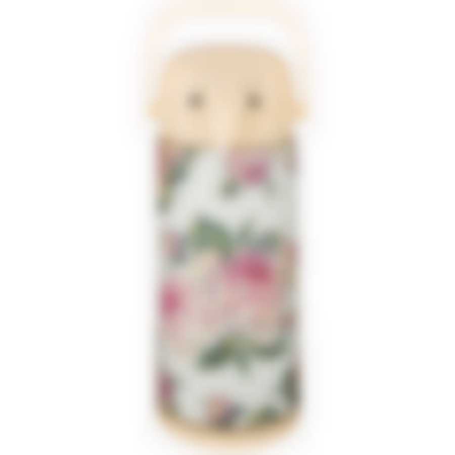 Термос AGNESS "ПИОНЫ" со стеклянной колбой и помпой 1.9 л